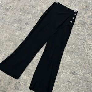 Elegant Black Wide-Leg Pants